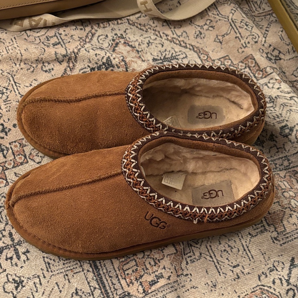 UGG Tan Slip-On Loafers